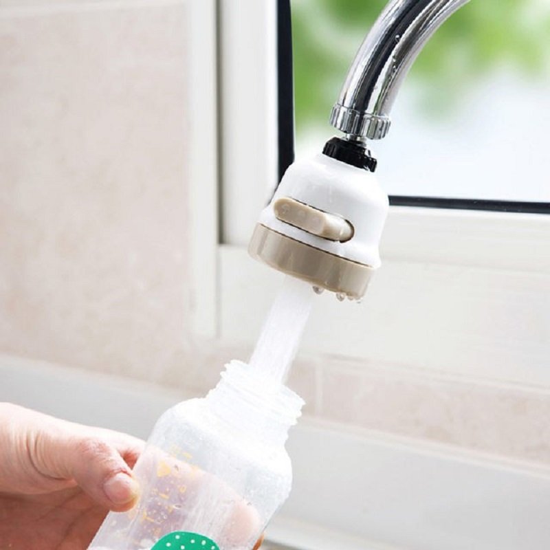 Universal rotating kitchen 360 degree rotatable faucet water saving filter sprayer
