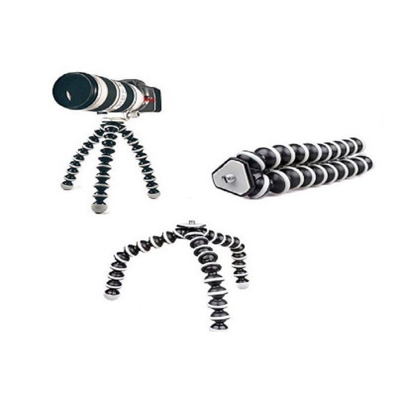 Gorilla Camera And Mobile Tripod Stand 829 - Black