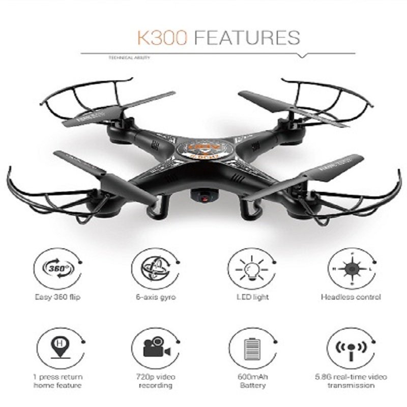K300 Drone Camera with remote Wifi HD Camera