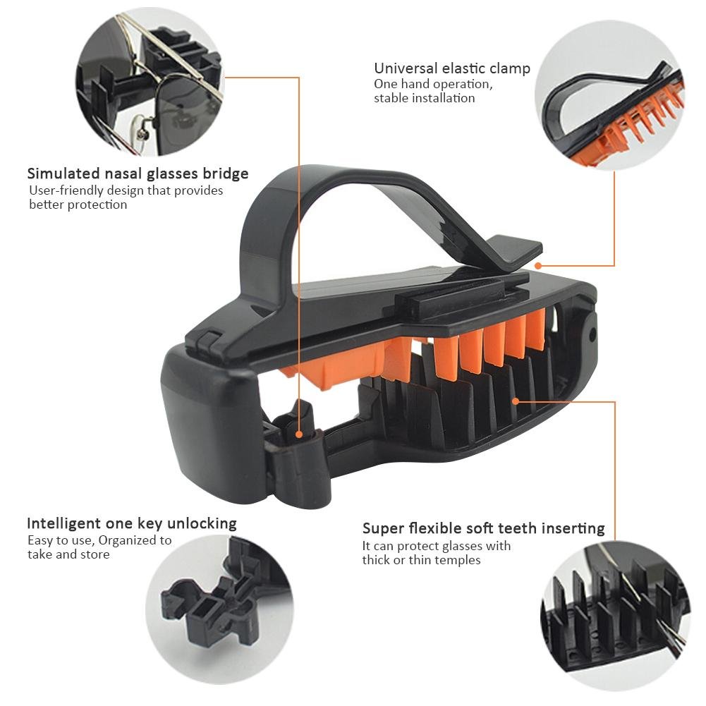 Car Sun Visor 3R Universal Sun Glasses Frame Holder