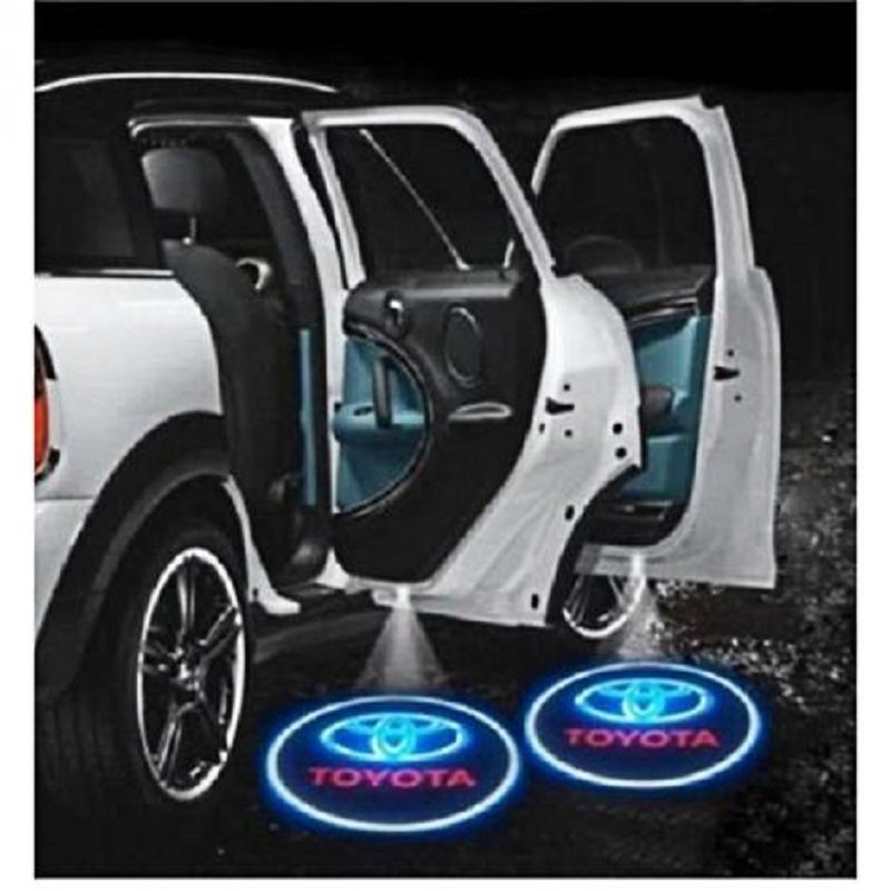 2pcs Car Door Logo Projection Light Toyota 