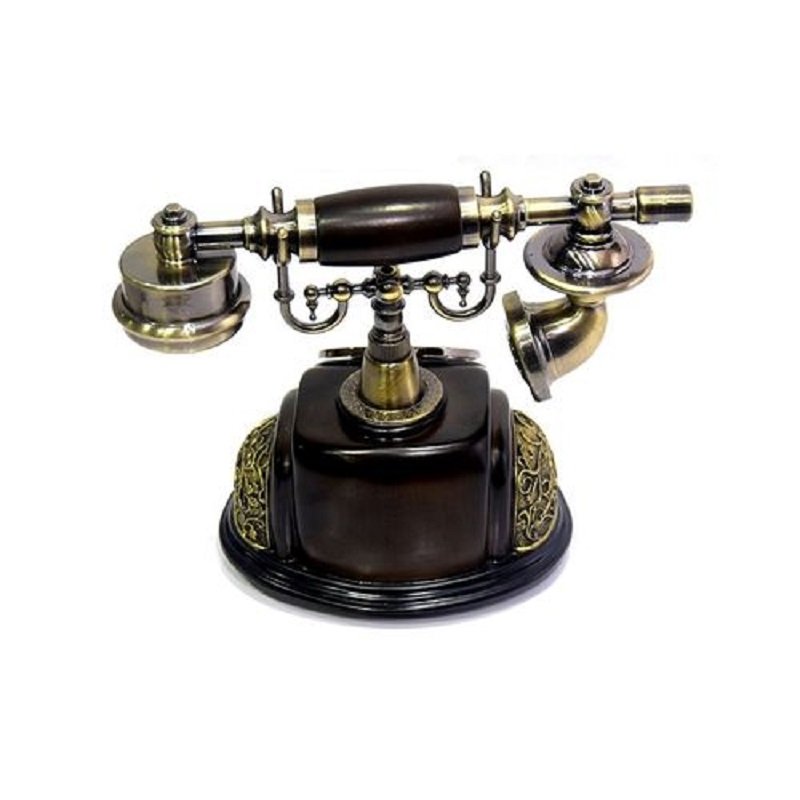 CLASSICAL TELEPHONE SET ANTIQUE CHINESE RESIN TELEPHONE SWIVEL DIAL