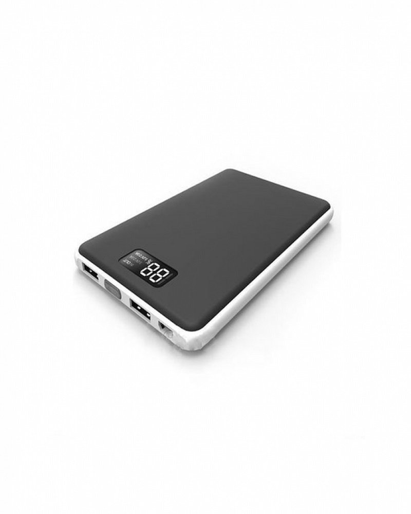 Aspor 3.0A Output 20000mAh Power Bank A398 - Black