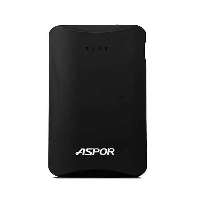 Aspor Power Bank 5000mAh 2 USB Port A360 - Black
