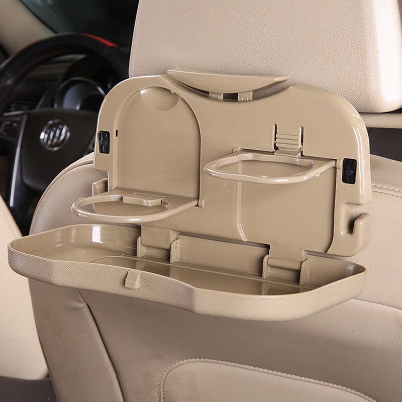 1pcs Folding Auto Car Back Seat Table Drink Food Cup Tray Holder Stand