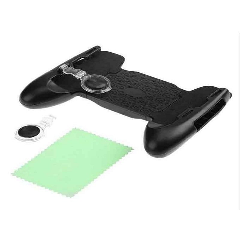 PUBG 3 in 1 Portable JL-02 Joystick Mobile Gamepad Controller - Black