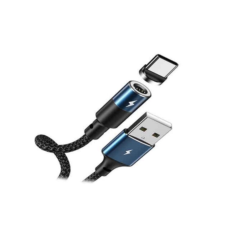 Remax RC-102a Zigie Series Magnetic Type-C Data Cable - Black