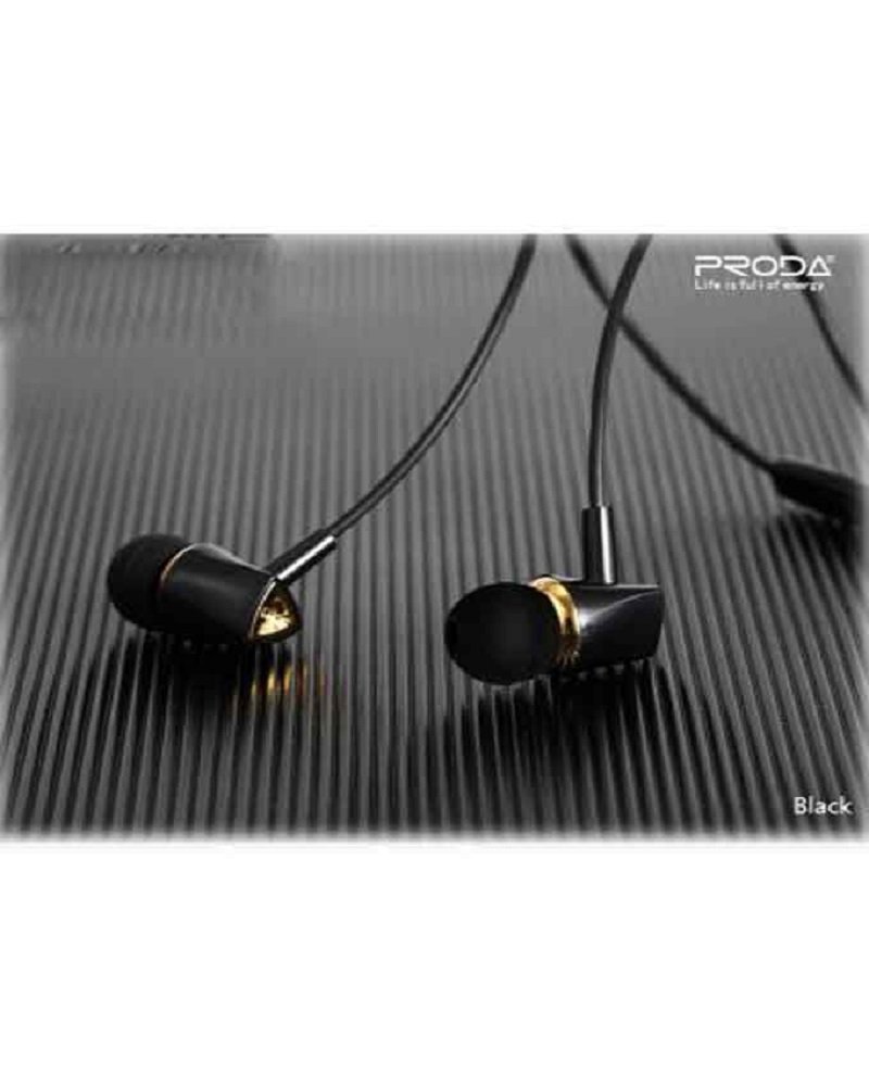 Proda Pauz Series Wired Earphone PD-E200 - Black