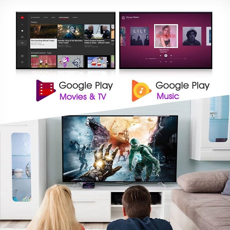 H96 Max 4GB+32GB OS 9.0 4K Resolution Smart Android Tv Box