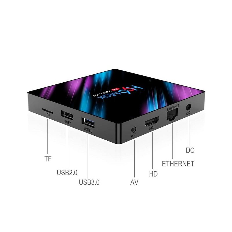 H96 Max 4GB+32GB OS 9.0 4K Resolution Smart Android Tv Box