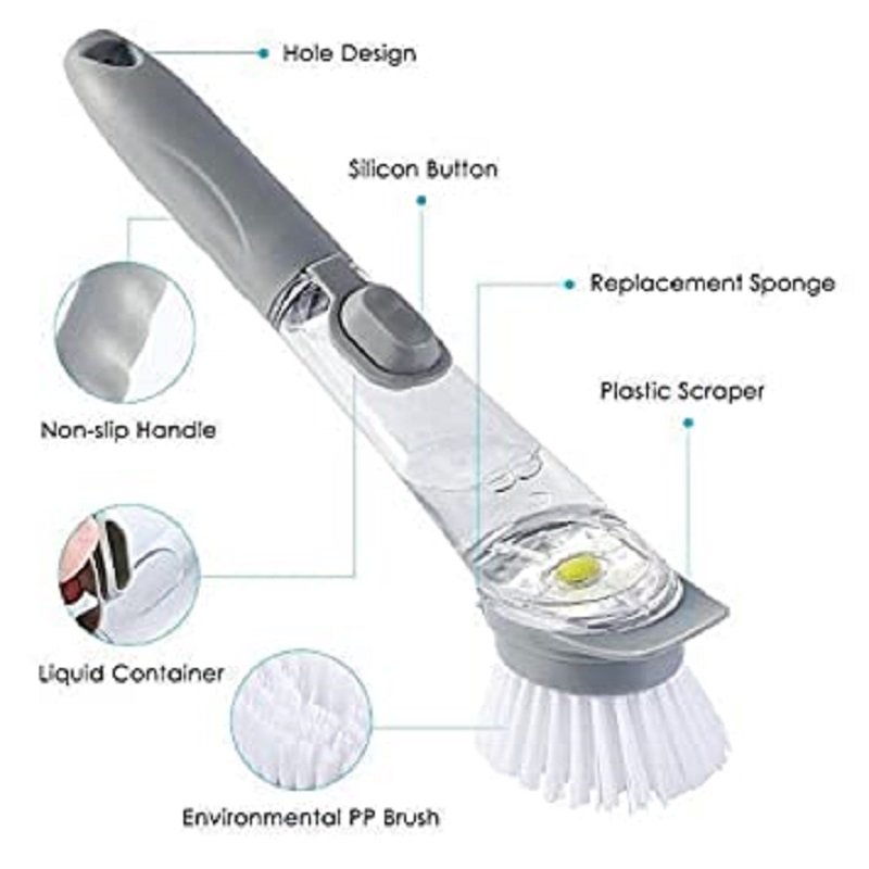 Automatically Add Cleaner Decontamination Work Brush Cleaning Brush